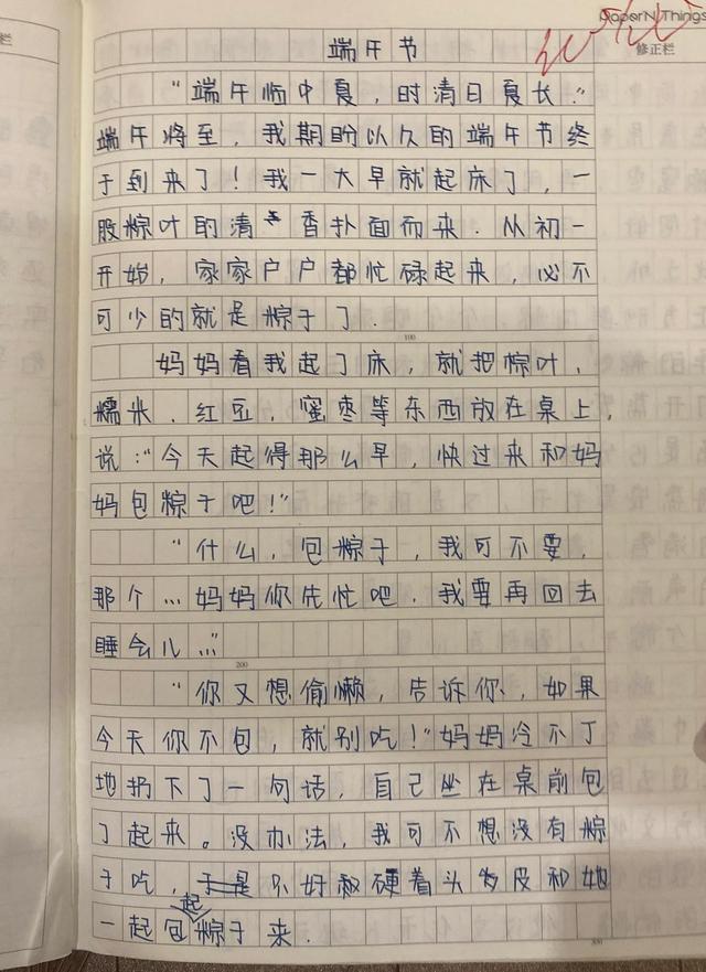 端午节100字日记二年级，端午节100字日记简单