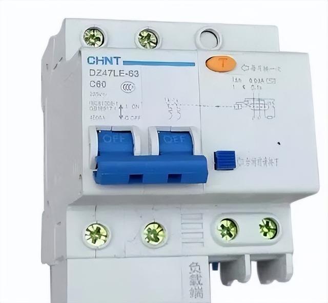 电闸开关示意图 上下漏电保护器，电闸开关示意图 上下on