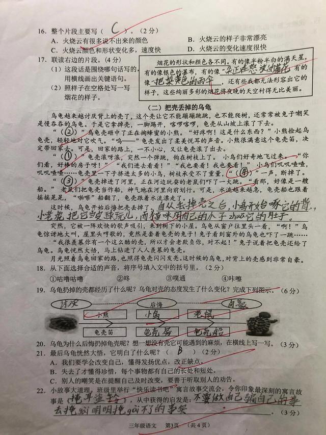 小学语文试卷分析，语文试卷分析与反思