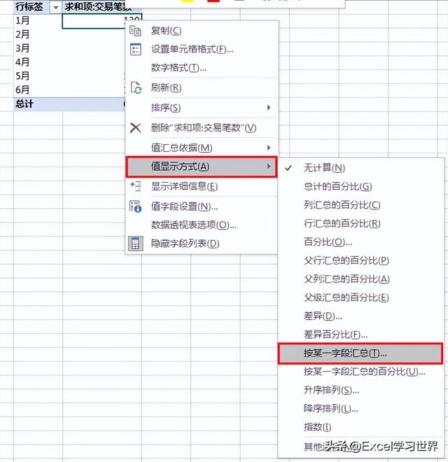 Excel 数据透视表的所有设置项都研究过吗？会设置累计求和的举手