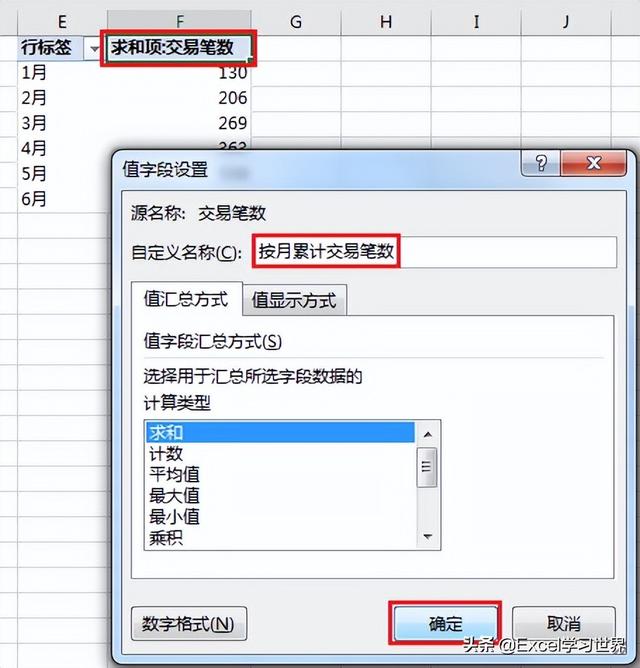 Excel 数据透视表的所有设置项都研究过吗？会设置累计求和的举手